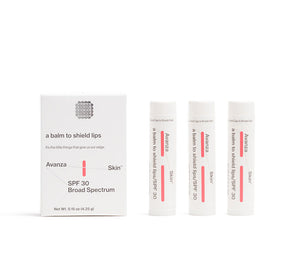 a balm to shield lips